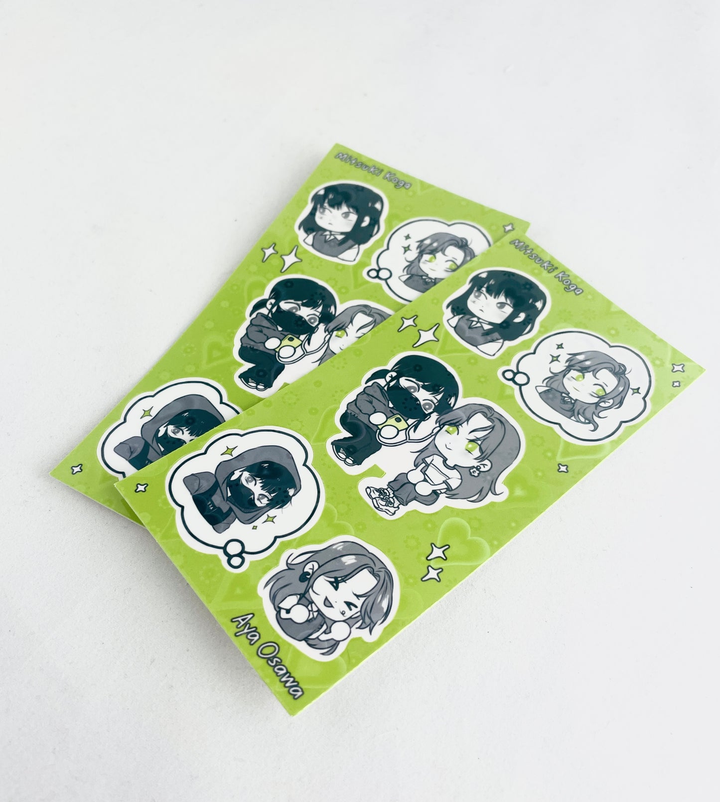 MitsuAya Sticker Sheet