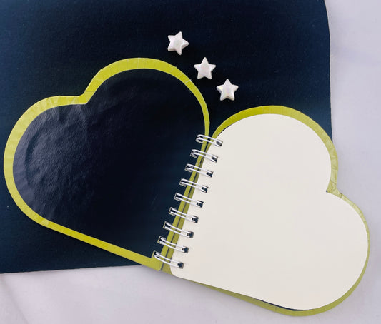 Green Yuri Heart Notebook