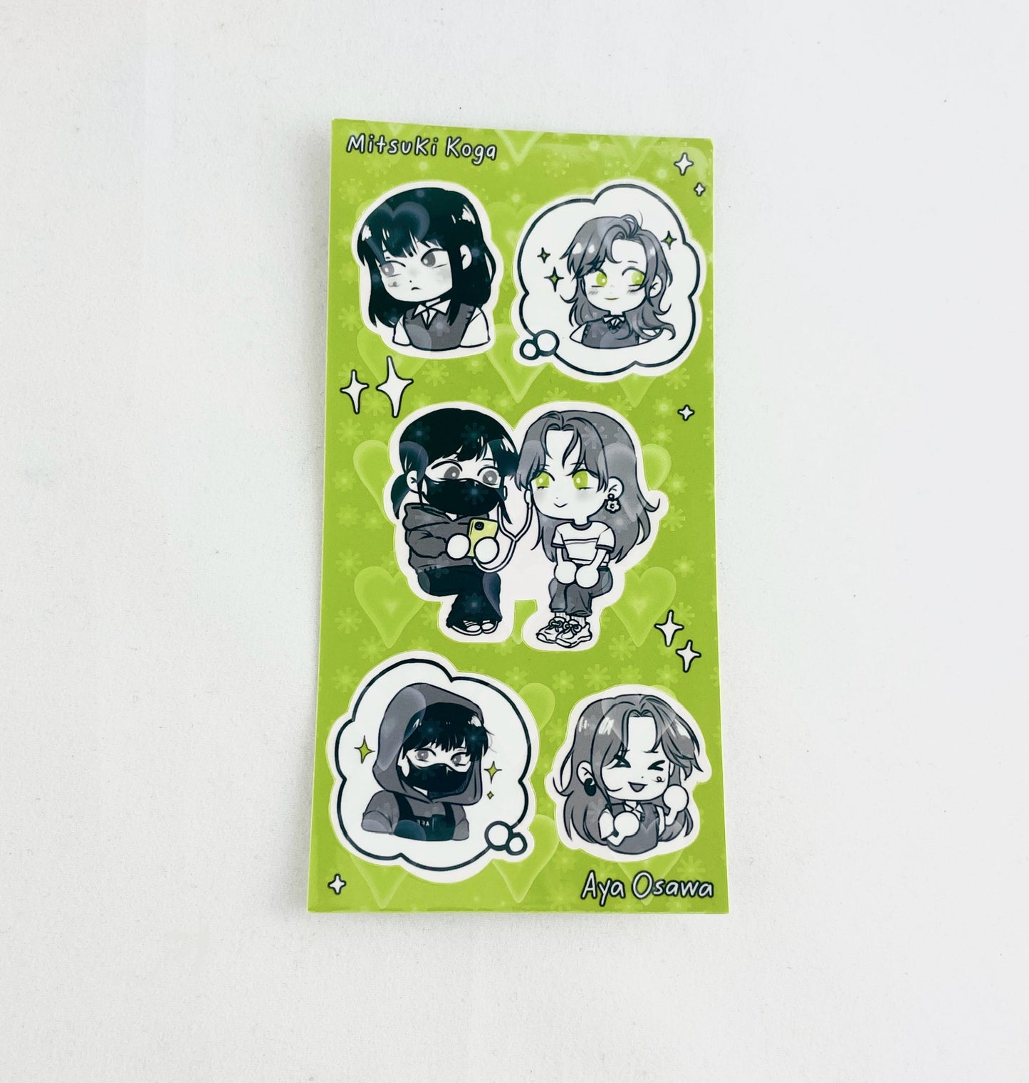 MitsuAya Sticker Sheet