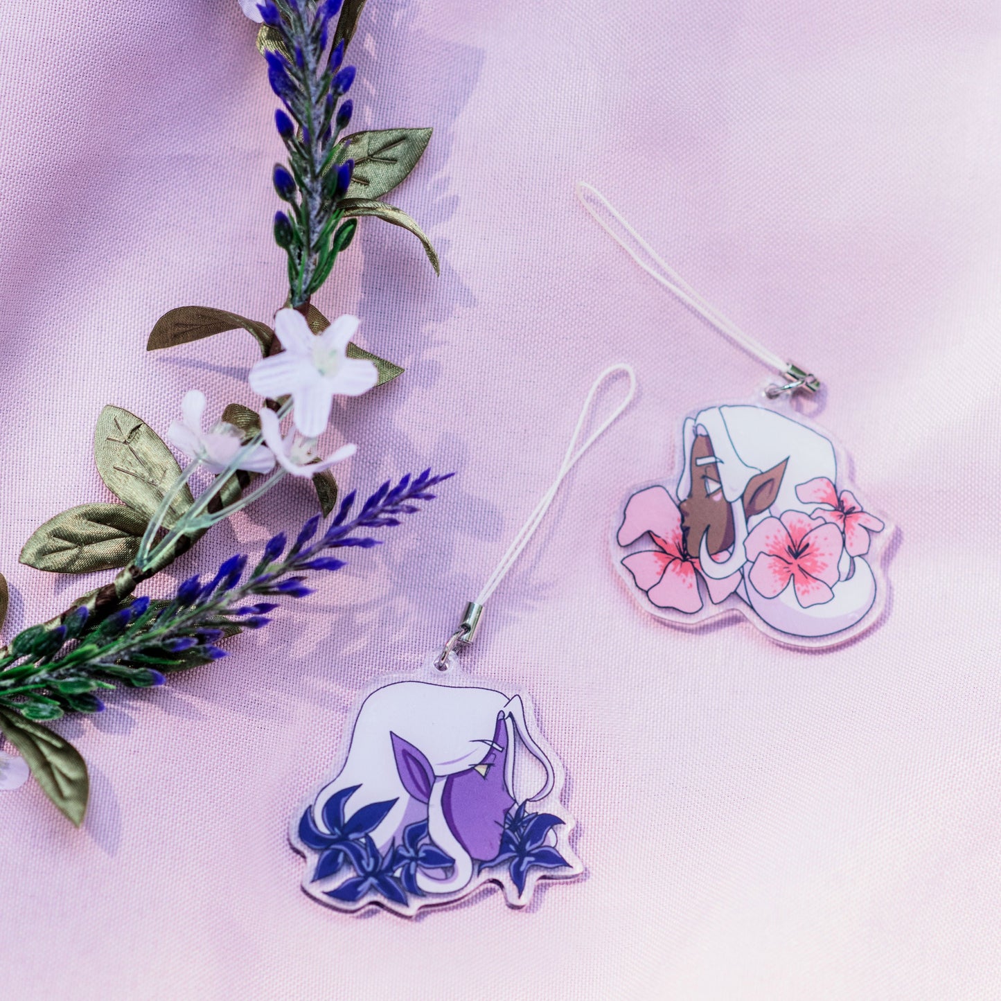 "Forget me not" Keychain
