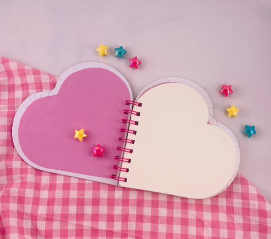 Triple Baka Heart Notebook