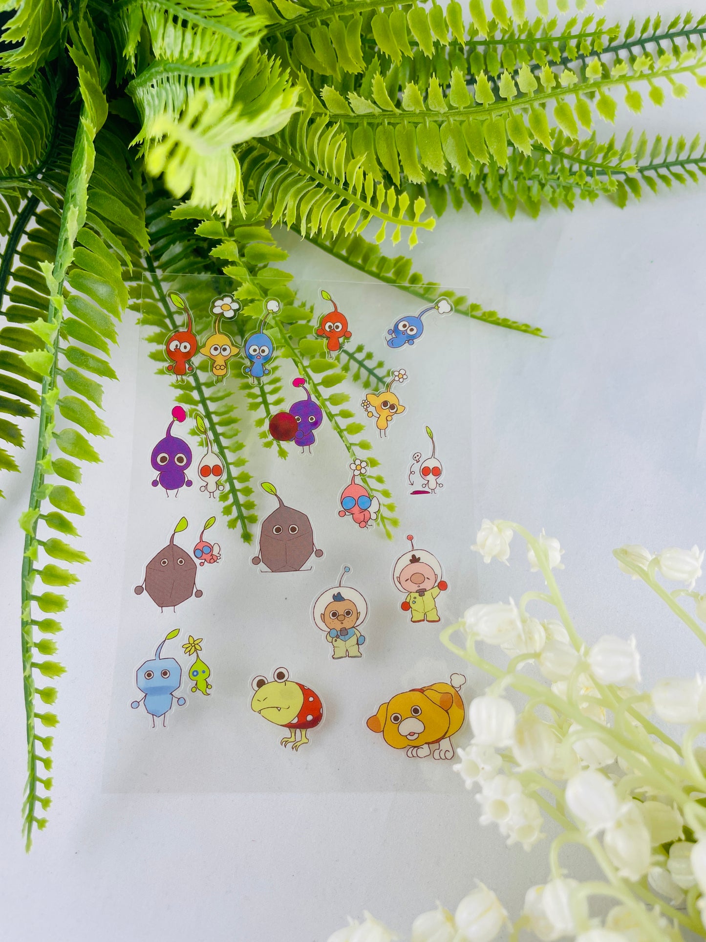 "Space" Clear Sticker Sheet