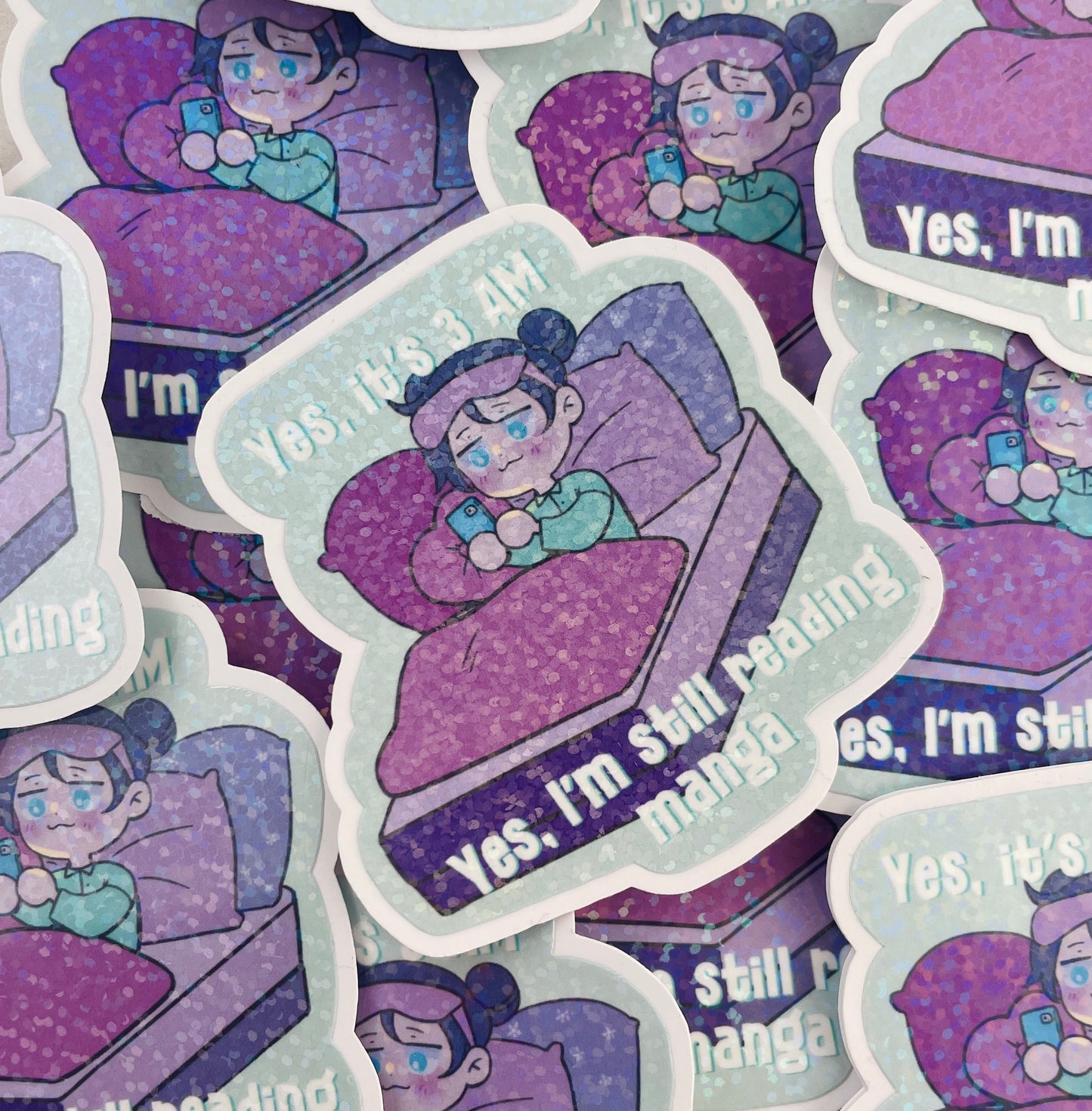 3 AM Sticker