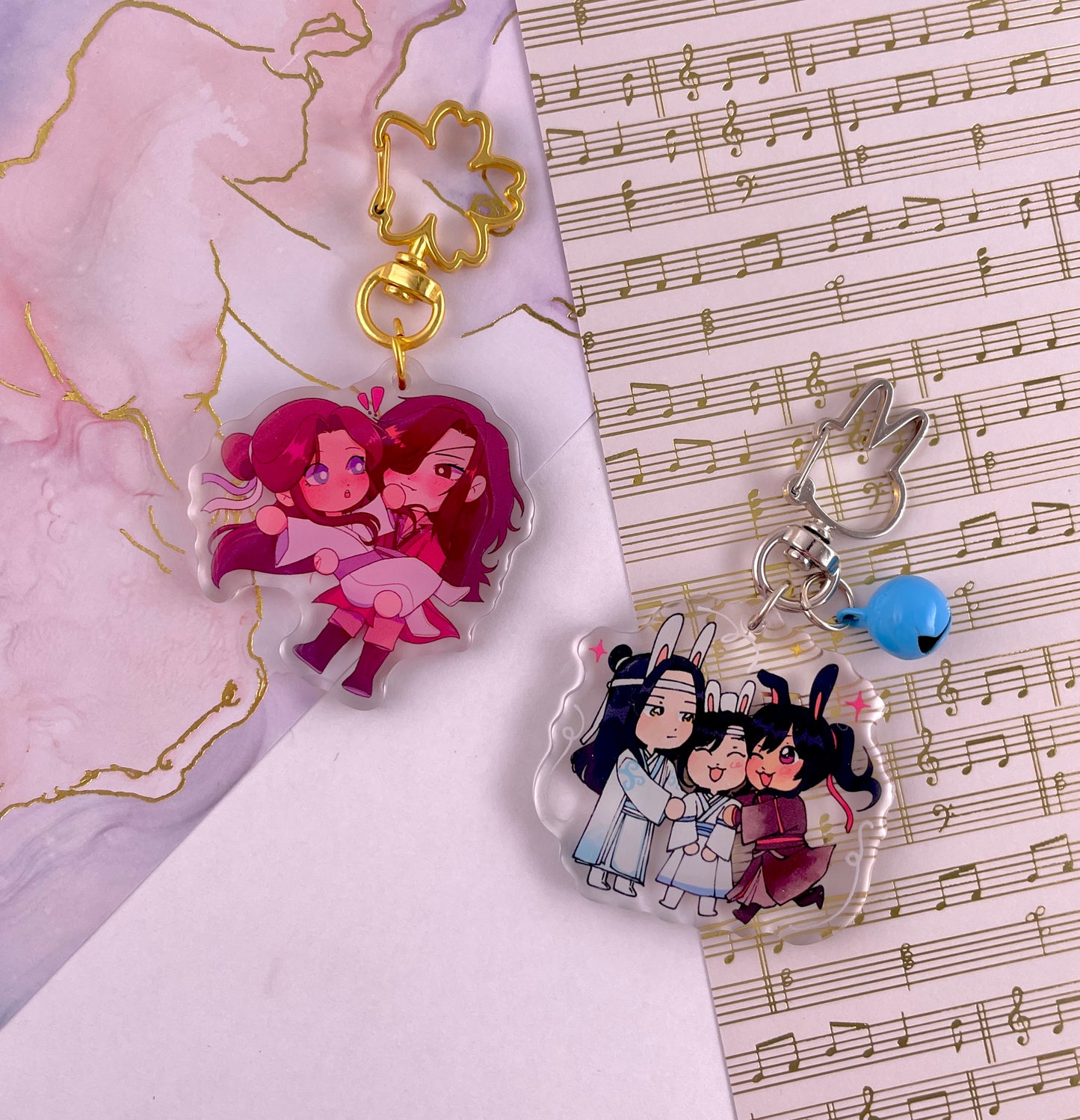 Danmei Keychains