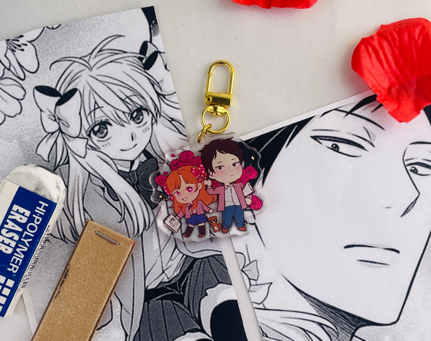 Gekkan Shojo Nozaki-Kun Keychains