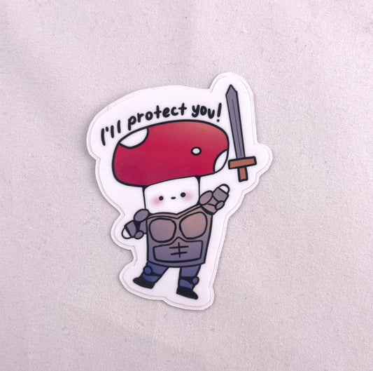 Mushroom Paladin Sticker