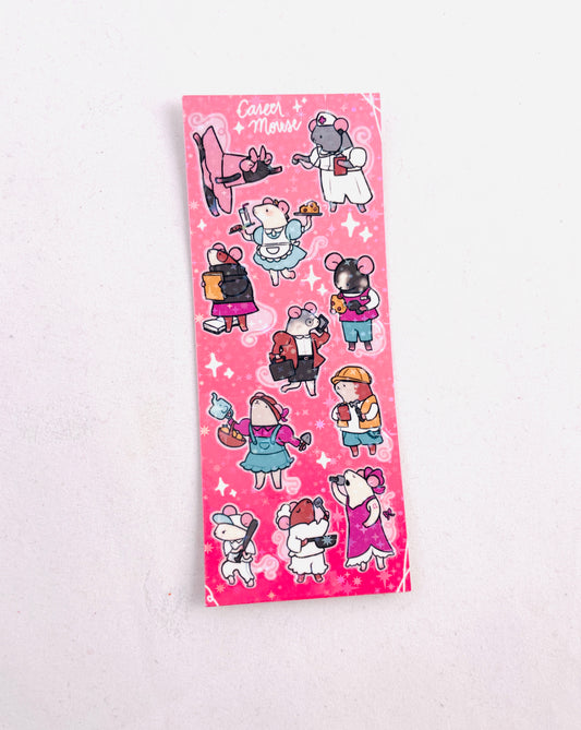 Career Mouse Sticker Sheet