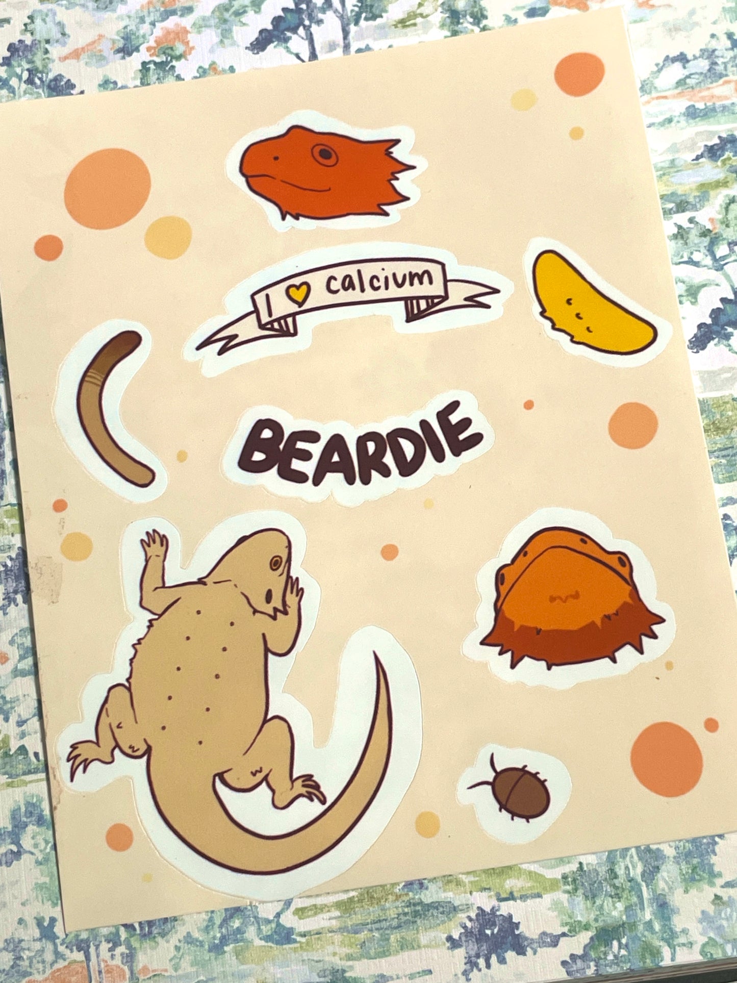 "Beardie" Sticker Sheet