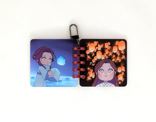 Lantern Comic Book Keychain