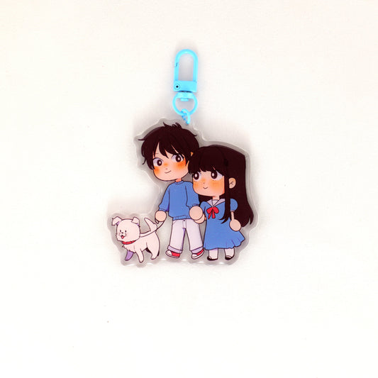 Dog Walk Keychain