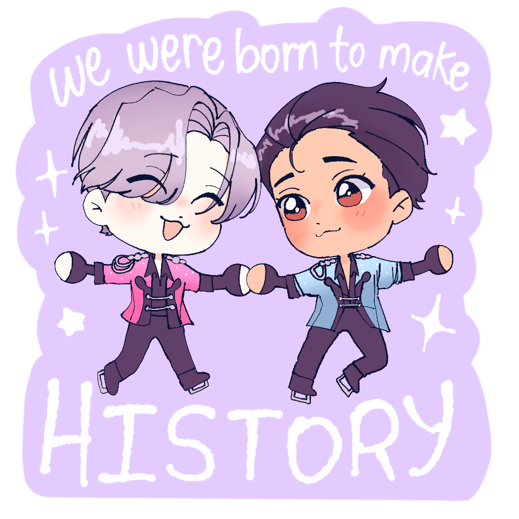 Love on Ice Sticker