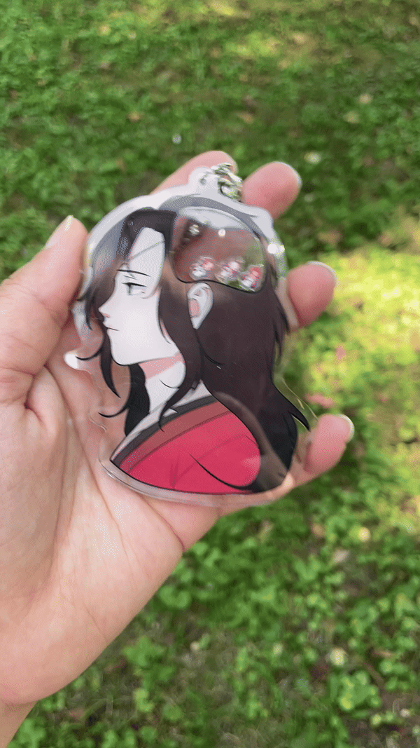 "Head Empty" Shaker Keychain