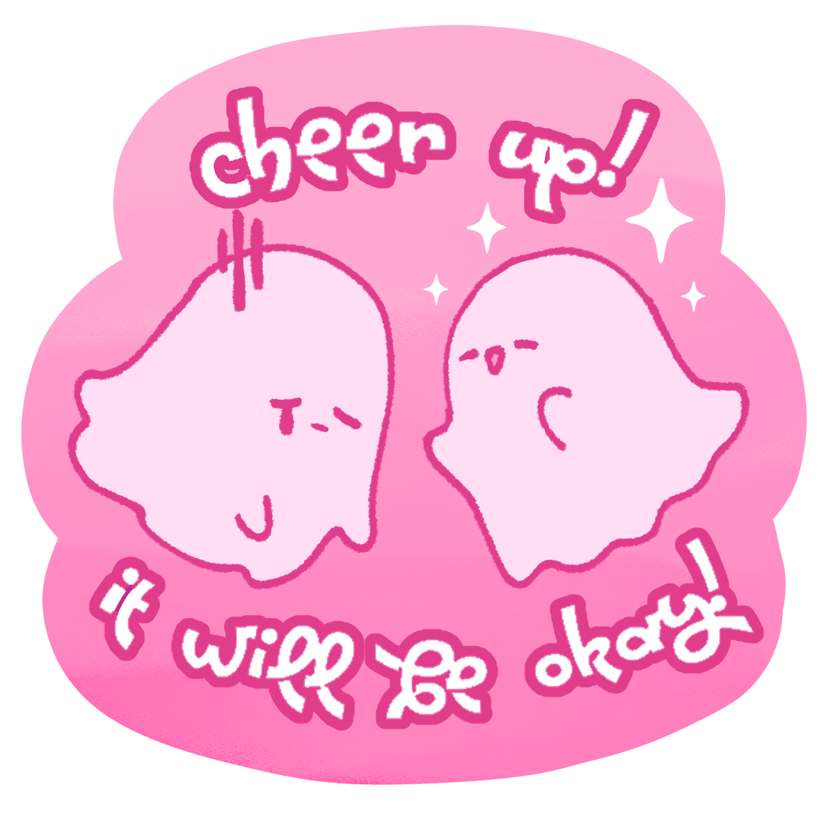 Ghosts Sticker