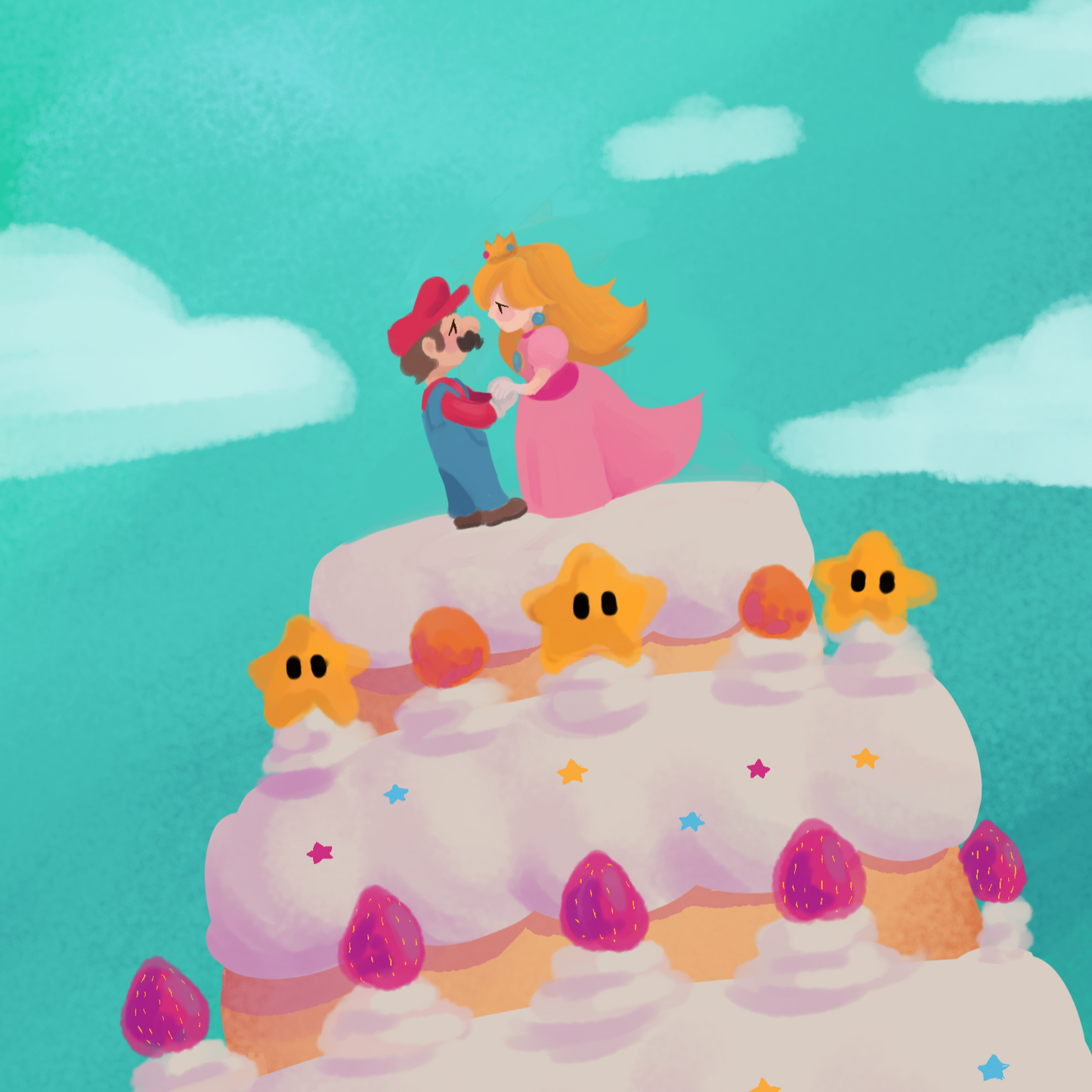 "Cake" Holo Print