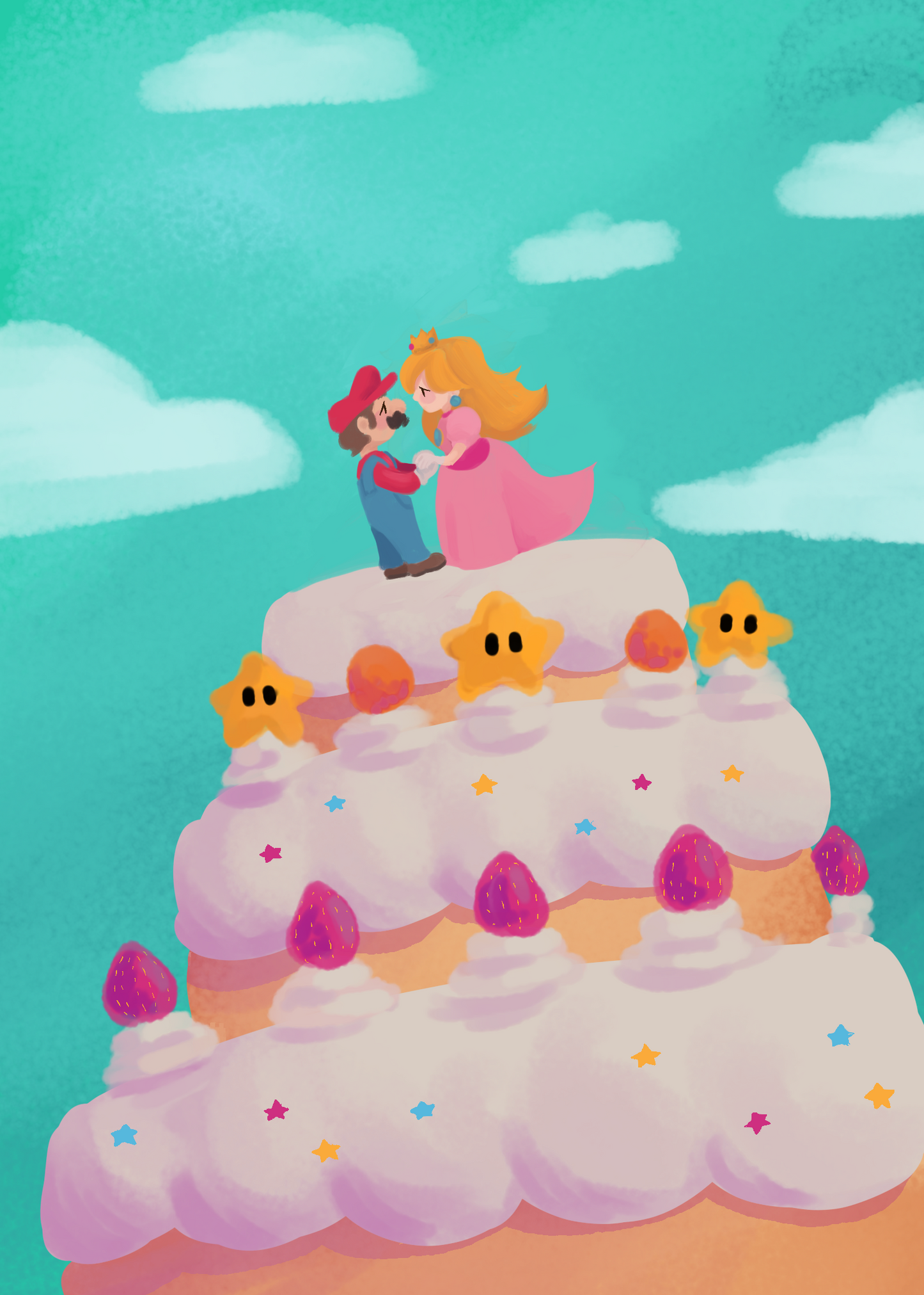 "Cake" Holo Print
