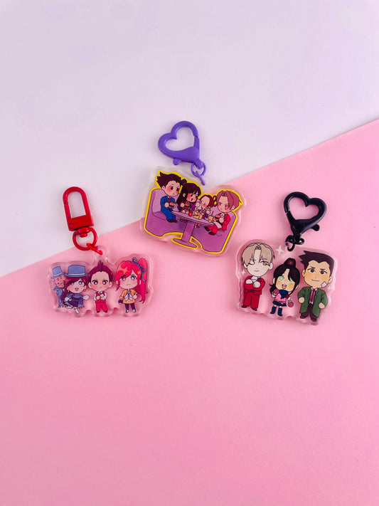 Objection Acrylic Keychains