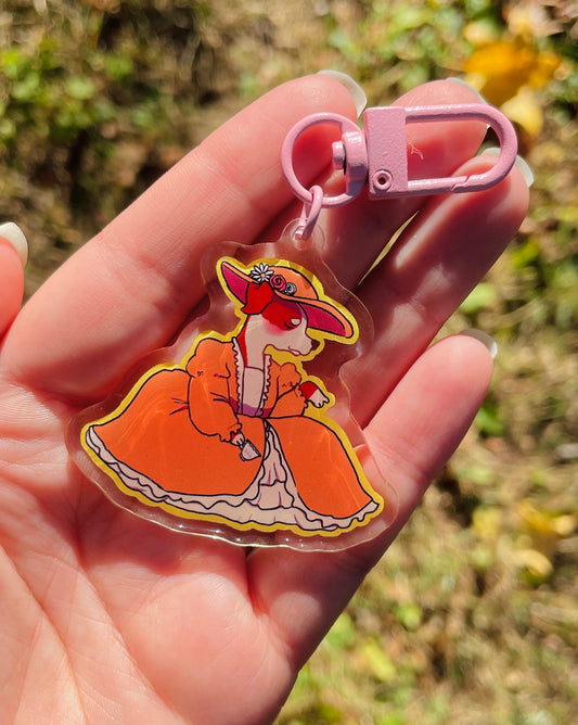Fancy Dog Keychain