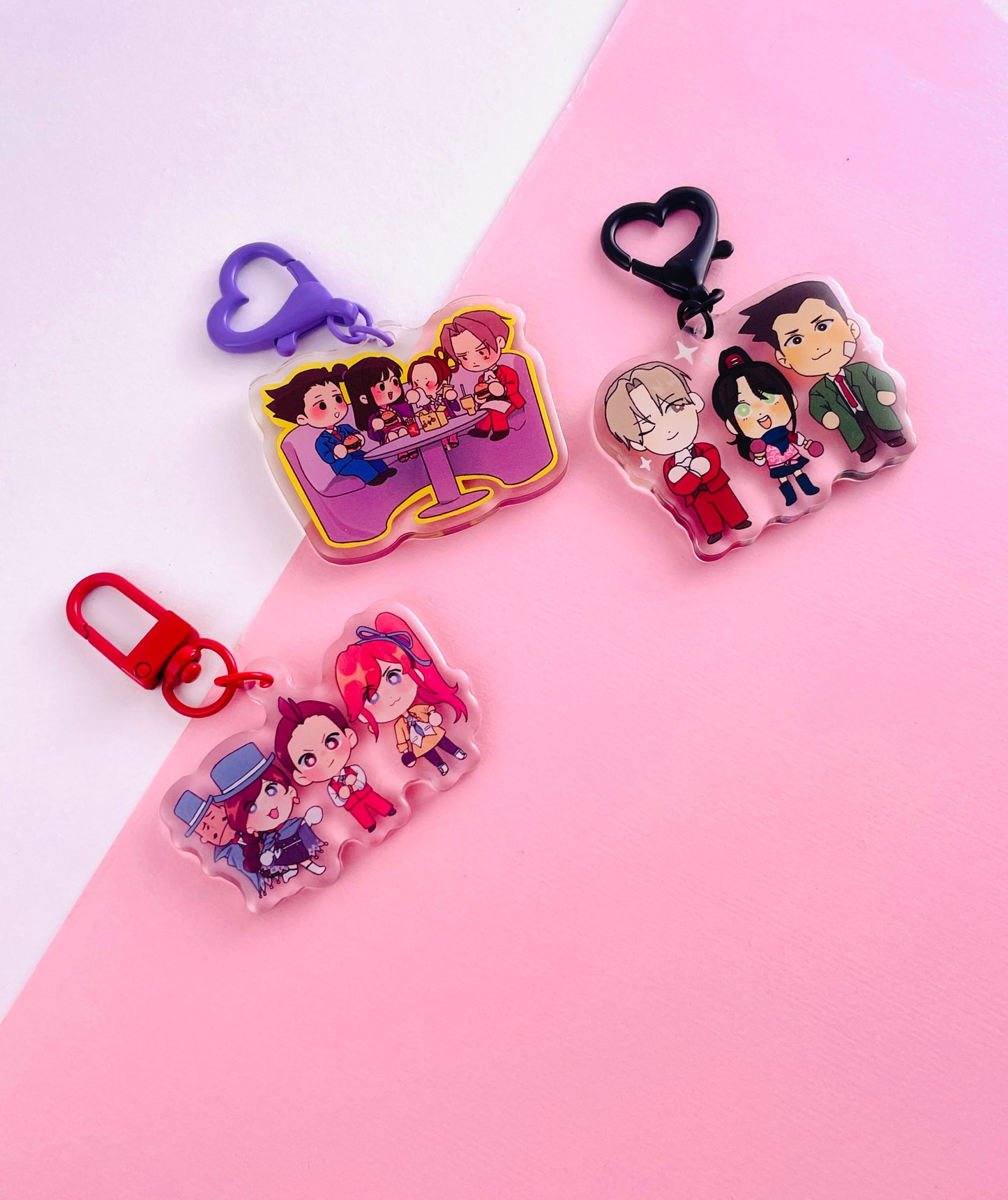 Objection Acrylic Keychains