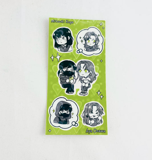 MitsuAya Sticker Sheet