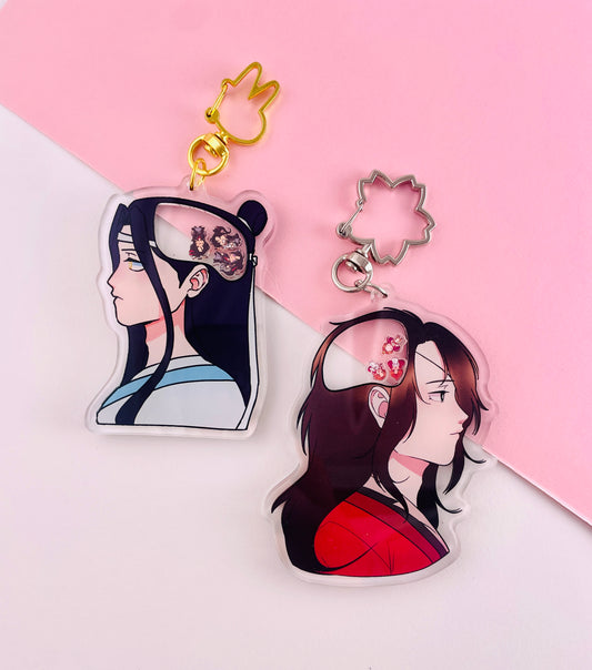 Head Empty Shaker Keychain