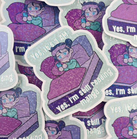 3 AM Sticker