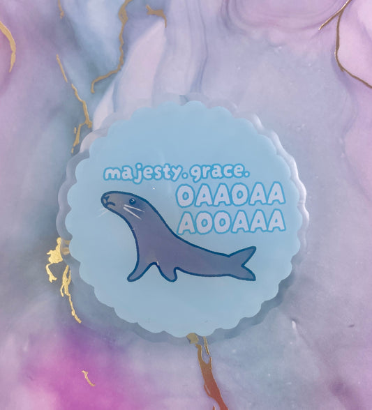 Majesty Acrylic Pin