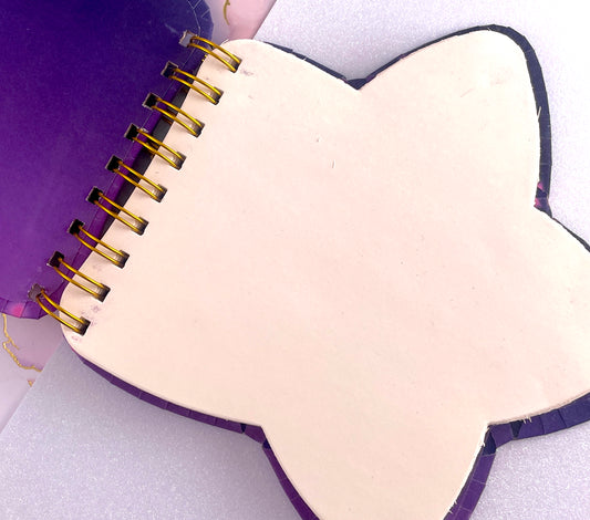 Cat Star Shaped Notebook