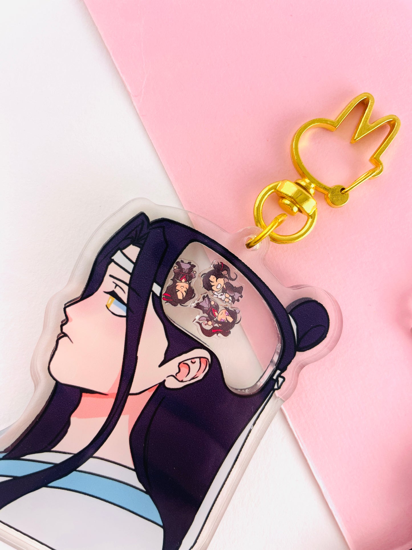 Head Empty Shaker Keychain