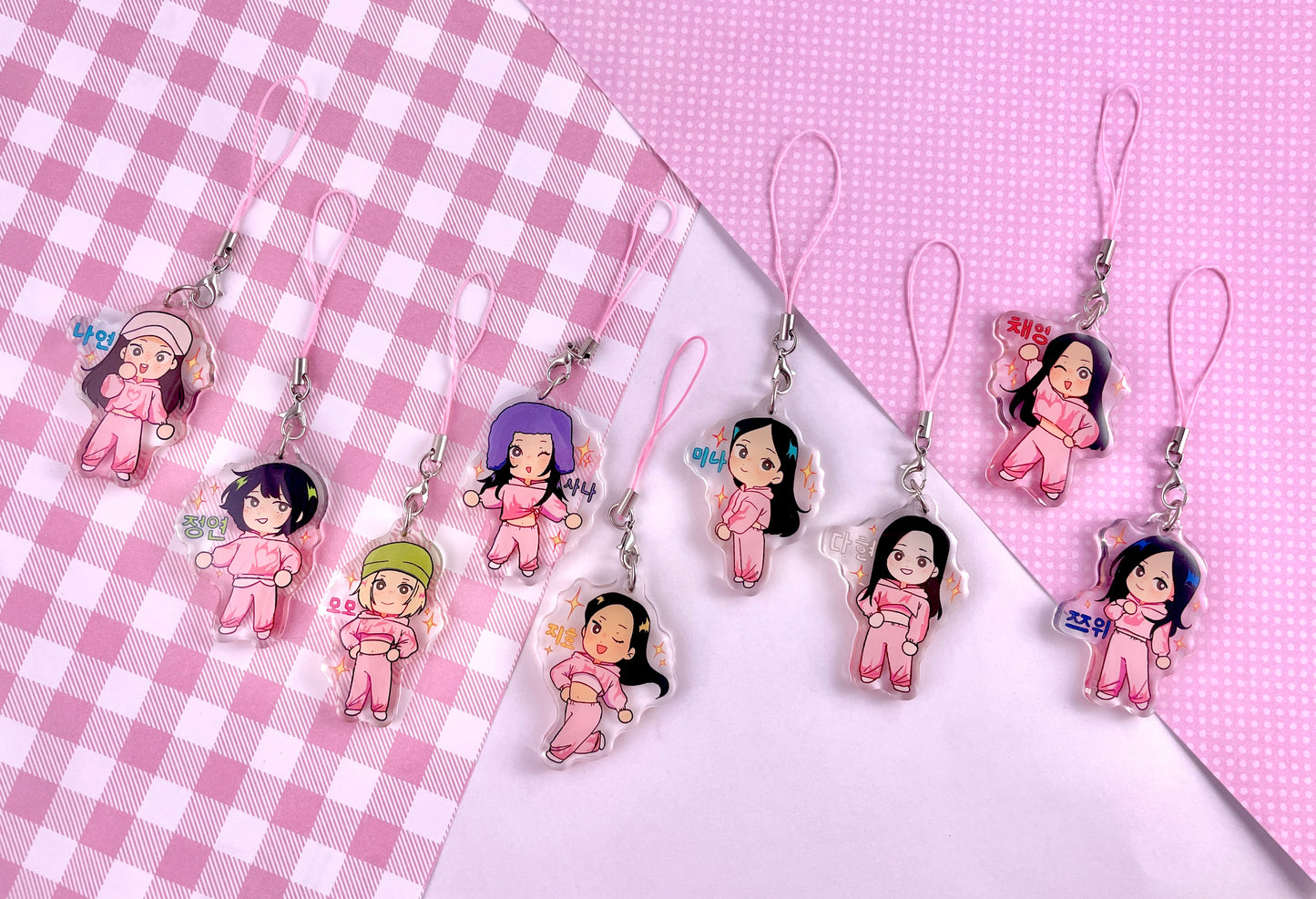 TWICE Acrylic Keychains