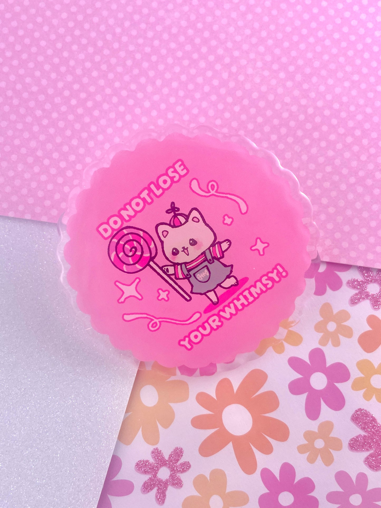 Whimsy Acrylic Pin