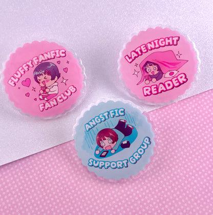 Fanfic Acrylic  Pins