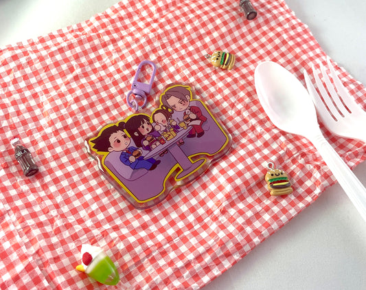 Lunch Acrylic Keychain