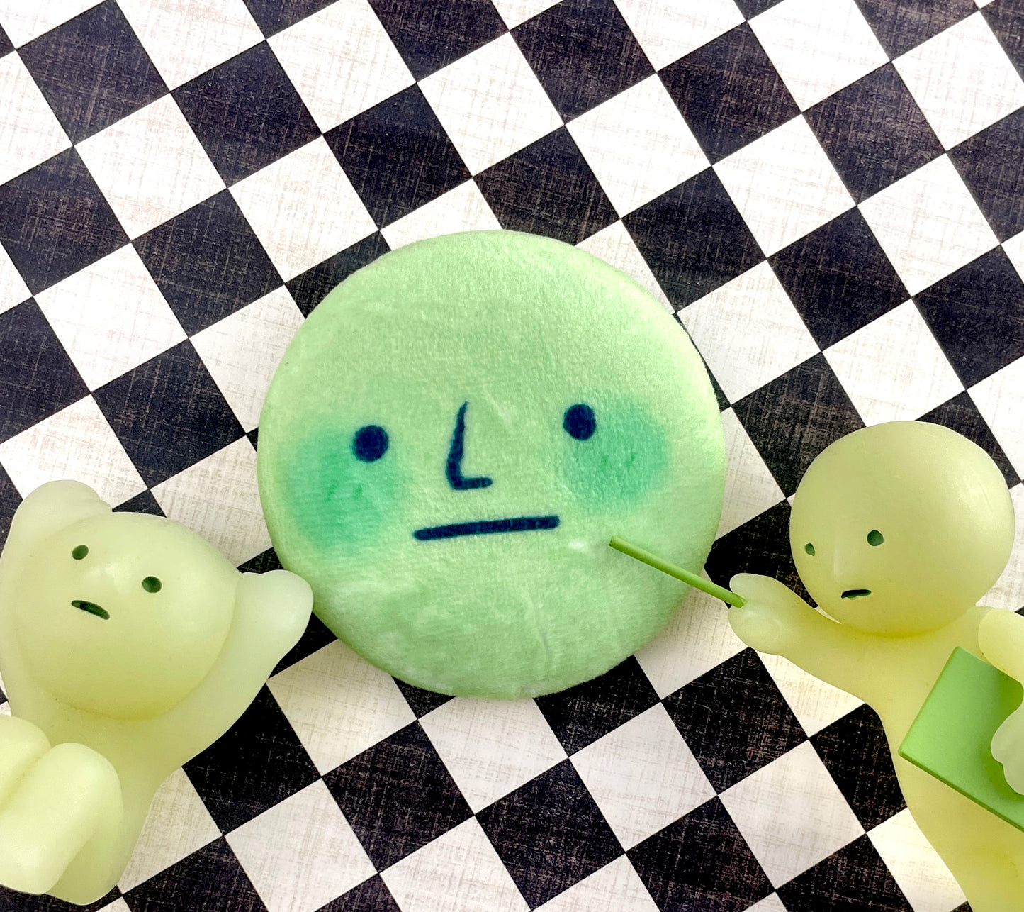 Smiski Plush Button