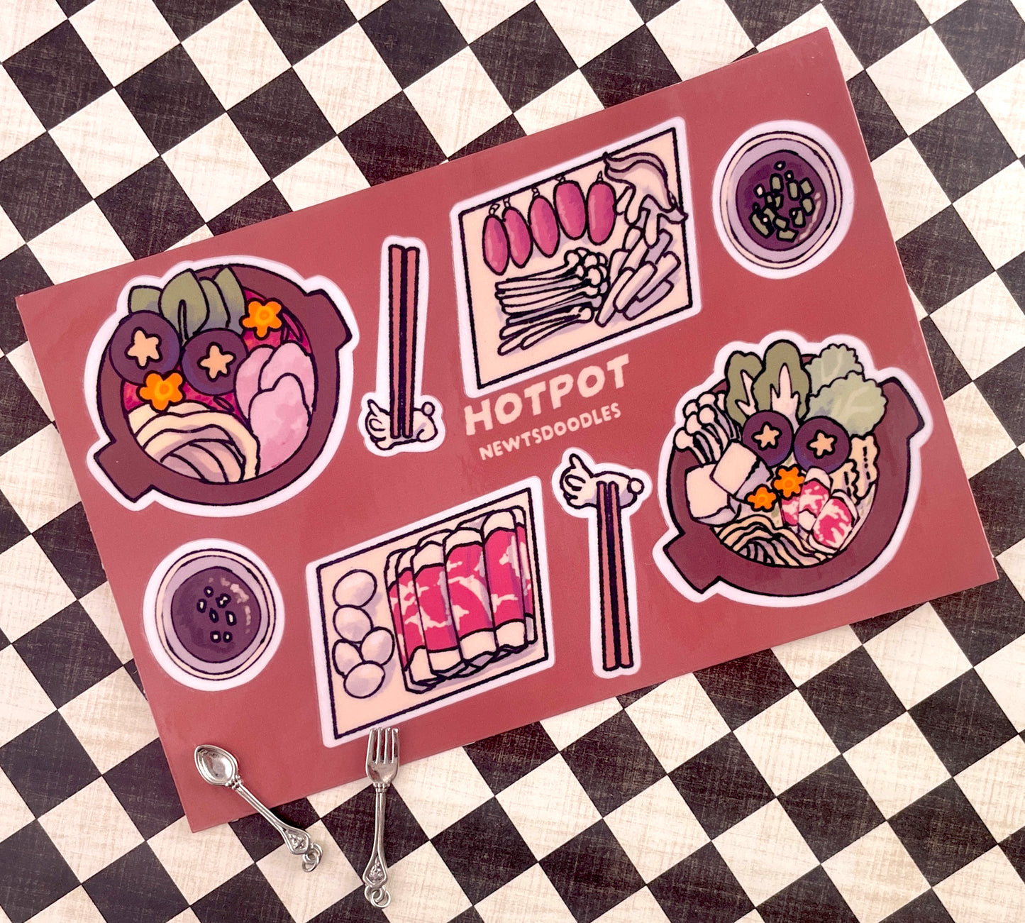 Hotpot Sticker Sheet