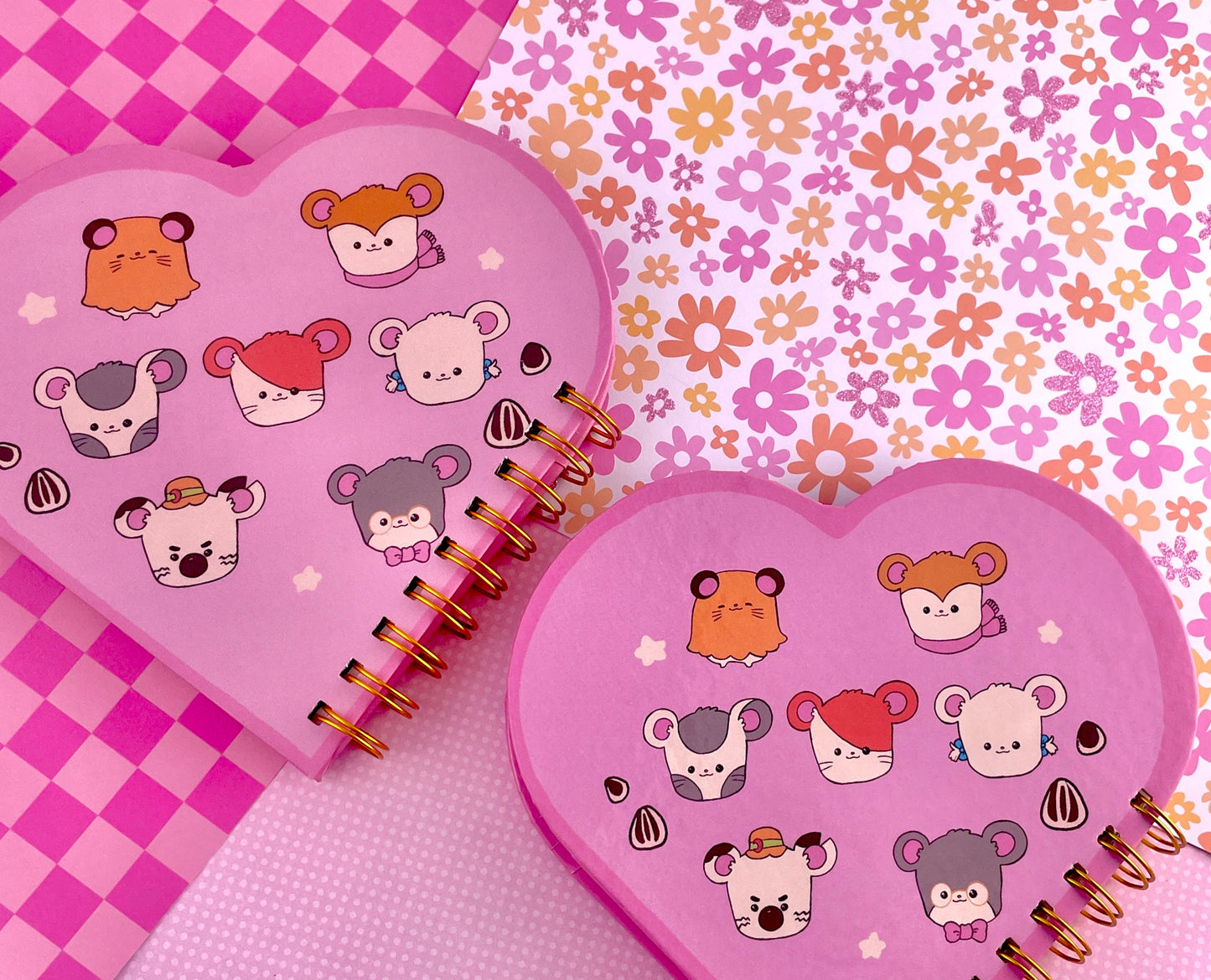 HamHam Heart Shaped Notebook