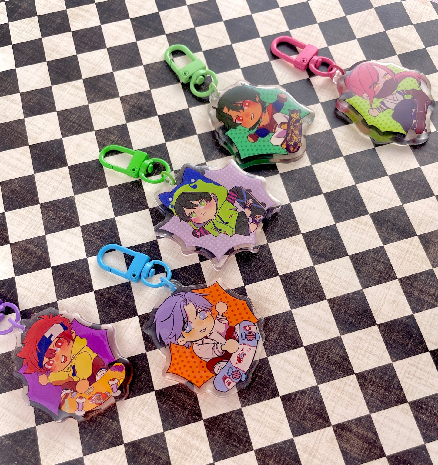 SK8 Infinity Keychains