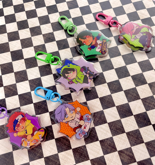 SK8 Infinity Keychains