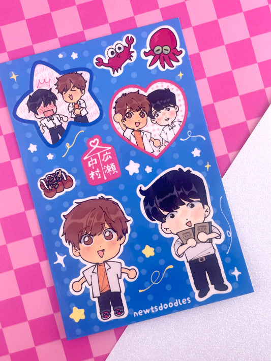 NakaHiro Sticker Sheet