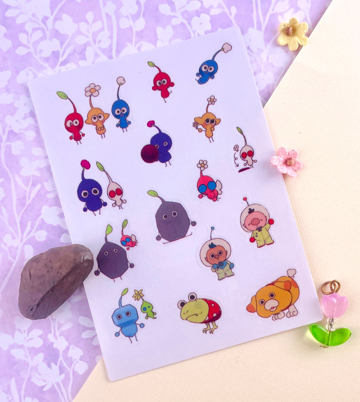 Pikmin Sticker Sheet