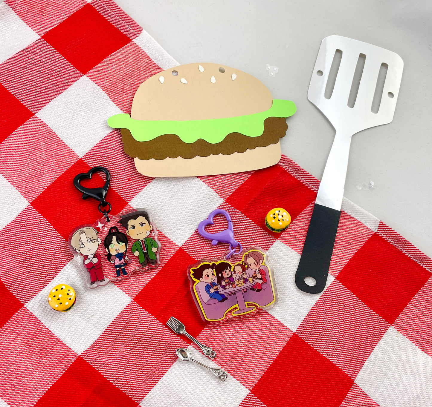 Objection Acrylic Keychains