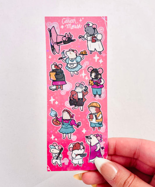 Career Mouse Sticker Sheet