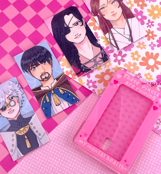 Pixels Photo Card Holder