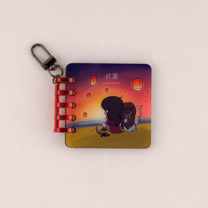 Lantern Comic Book Keychain