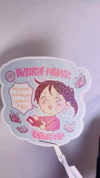 Physical Release Collector Sticker