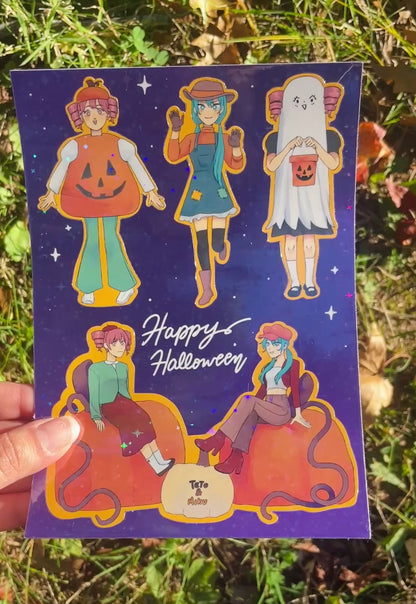 Costumes Sticker Sheet
